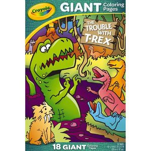 Wheels: Crayola The Trouble With T-Rex Giant Colouring Pages