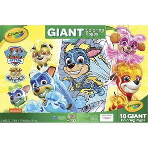 Wheels: Crayola PAW Patrol Mighty Pups Charged Up Giant Colouring Pages