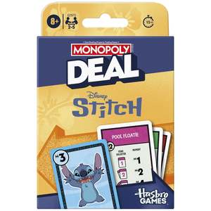 8 11 Years: Monopoly Deal - Disney Stitch Edition