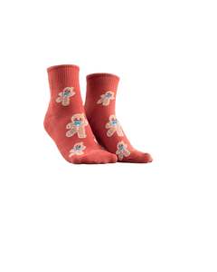 Festive Gingerbread Socks