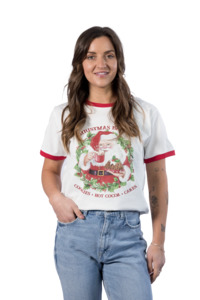 Men's Cotton Santa Christmas T-Shirt