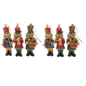 Nutcracker Mini Hanging Ornaments Set of 6