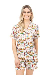 Christmas Pyjamas: Women's Luxe Bamboo Traditional Christmas Pyjamas