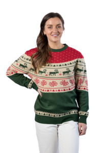 Ladies Christmas Jumpers: Women's Vintage Christmas Jumper
