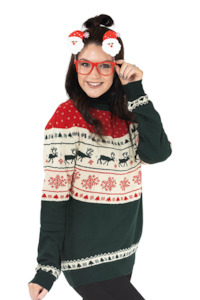 Women's Vintage Christmas Jumper