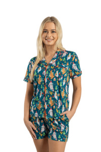 Christmas Pjs: Women's Luxe Bamboo Australiana Christmas Pyjamas