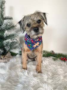 Christmas Pjs: Luxe Bamboo Gingerbread Dog Bandana