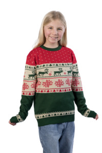 Childrens Christmas Jumpers: Children's Vintage Christmas Jumper