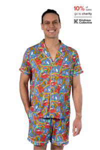 Mens Christmas Pjs: Men's Luxe Bamboo Cookie Muncher Christmas Pyjamas - Limited Edition