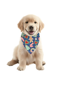 Luxe Bamboo Gingerbread Dog Bandana