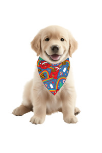 Luxe Bamboo Cookie Muncher Dog Bandana - Limited Edition