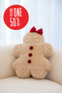 Customer Favourites: Gingerbread Lady Christmas Cushion