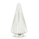 Silver Ribbed Glass Table Top Tree - Small
