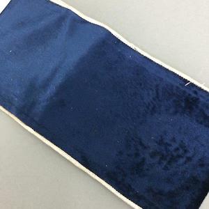 Gift Voucher: Navy Blue Velvet Ribbon with Gold Edging