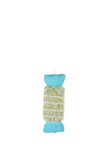 Pale Blue and Sprinkle Hanging Square Lollie