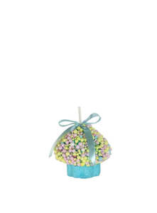 Pale Blue and Sprinkle Hanging Cupcake