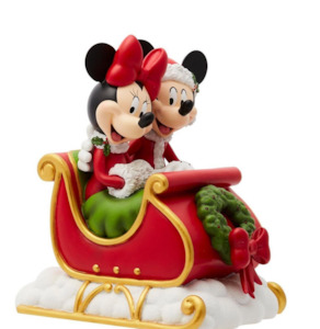 Disney Showcase Collection - Hoilday Mickey and Minnie  - Display Piece