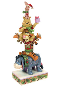 All Things Disney Mickey Mouse Snoopy Sleeping Beauty And More: Disney Traditions - Jim Shore - Pooh and Friends Stacked