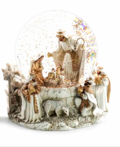 All Things Disney: Golden Nativity Snow Globe