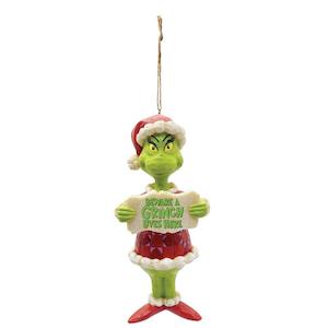 Jim Shore  - Merry Grinchmas - Hanging Ornament