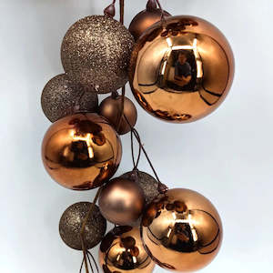 Mixed Cooper Bauble Garland - 2m