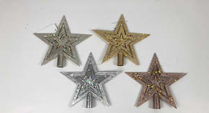 Tree Toppers 1: Tree Topper Star - Metallic Rose Gold