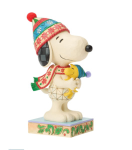 Heartwood Creek And Department 56 Range: Peanuts By Jim Shore - Snoopy hugging Woodstock
