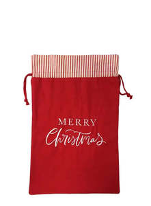 Red Candy Cane Themed Sac