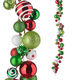 Mixed Pattern Bauble Garland
