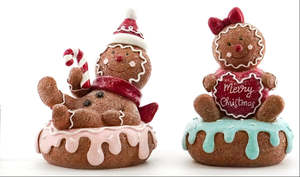 Gingerbread Donut Girl and Boy