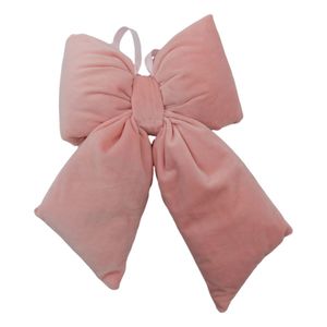Gingerbread Peppermint And Candy Range: Pink Padded Velvet Bow
