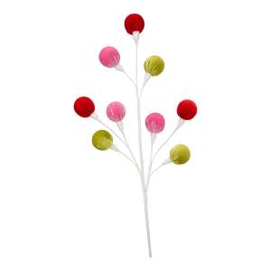 Gingerbread Peppermint And Candy Range: Red, Green and Pink Ball Spray