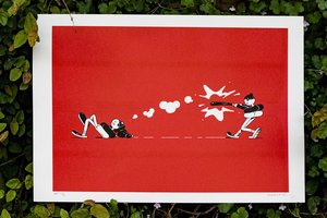 'Self-moderated' | Ed.40 Risograph Print