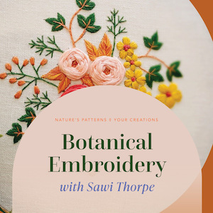 Botanical Embroidery - Canterbury Horticultural Society
