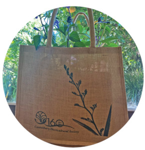 Products: Hessian Tote Bag - Canterbury Horticultural Society