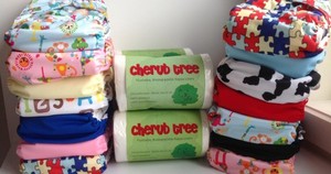 Pocket Nappies: Cherub Tree OSFM Snap Nappy