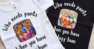 Clothing: Cloth Nappy Tee - Who Needs Pants