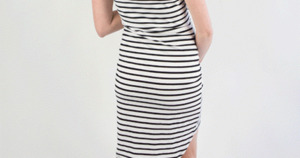 Mrs Smith Maternity: Mrs Smith Maternity Sleeveless Breastfeeding Striped Dress