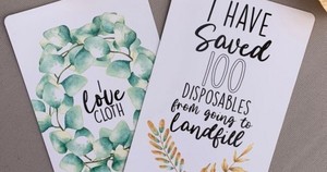 Seconds Stock: Drea's Cloth Nappy Milestone Cards (Part Pack)