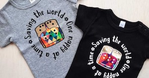 Other Nappy Accessories: Cloth Nappy Tee - Saving The World