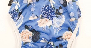 Swim Nappies: Clever Wee Fox Reusable OSFM (Regular) Swim Nappy