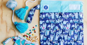 Swim Nappies: Messy Moments Wet Bag - Family Size