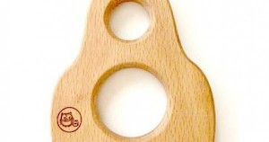 Teething toys: Bubba Chew Natural Beechwood Rocket Teether Toy