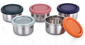 Meal Times: Meals In Steel Airtight Stainless Steel Dip Container
