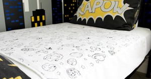 Nursery: Brolly Sheets - Single Bed Sheet with Wings