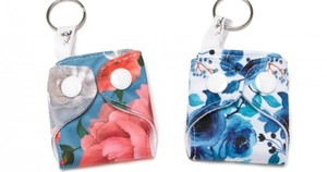 Fudgey Pants Mini Cloth Nappy Keyring