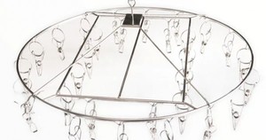 Nappies + Accessories: Stainless Steel Round Peg Hanger