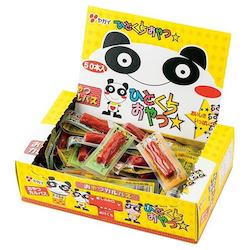 Snack: Yagai small strip of meat sausage 170g 50pcs/box