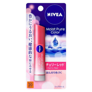 Makeup: Nivea Moist Pure Color Lip Cherry Red 3.5g