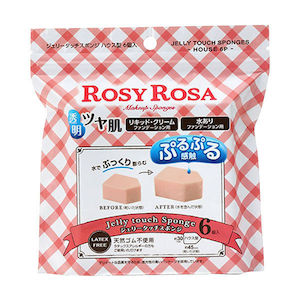 Makeup: Rosy Rosa Jelly Touch makeup Sponge Type house 6P 6pieces